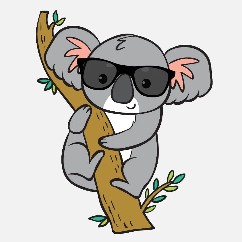 Koala mit Brille