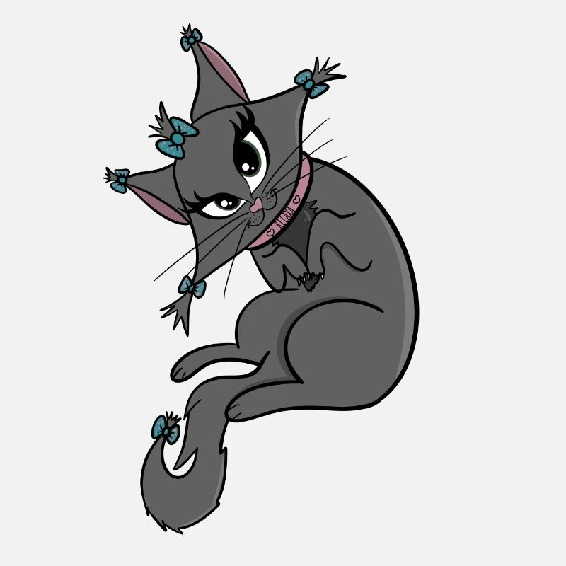 Douce dame de chat chillt