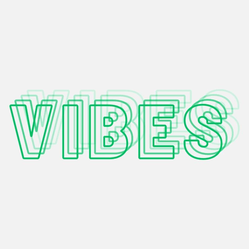 Vibes abstract green