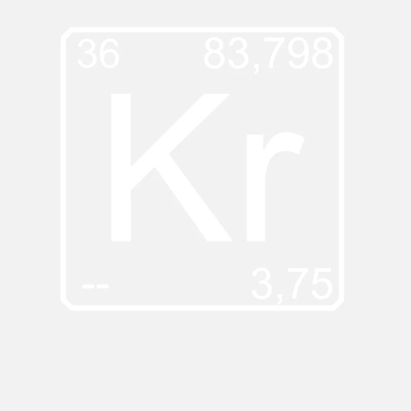 Krypton Periodic Table of the Elements Symbol Kr