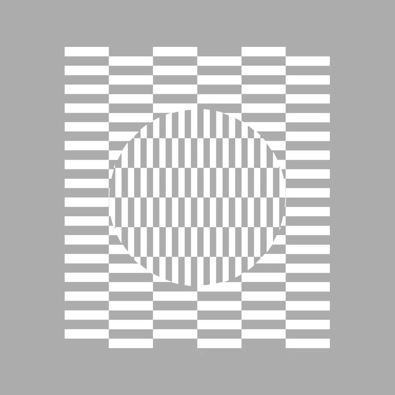 Imagination d'illusion de perception de grille visuelle