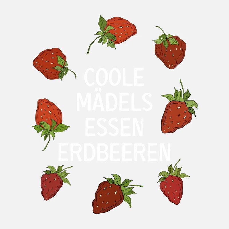 Coole Mädels Erdbeeren