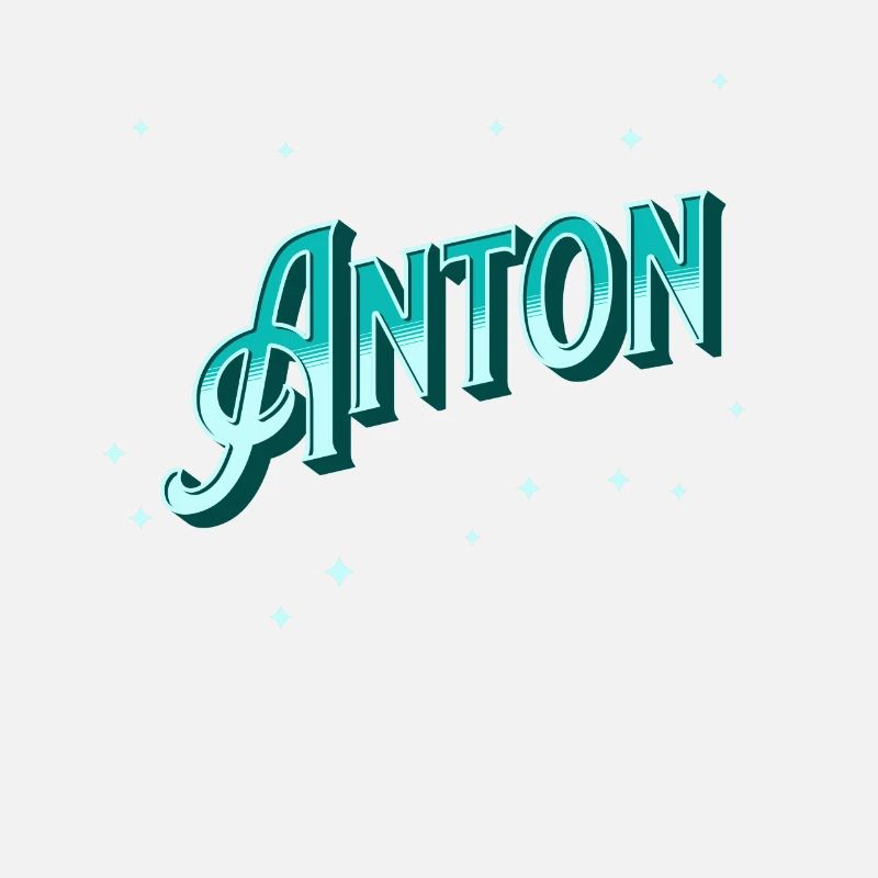 Anton name personalized
