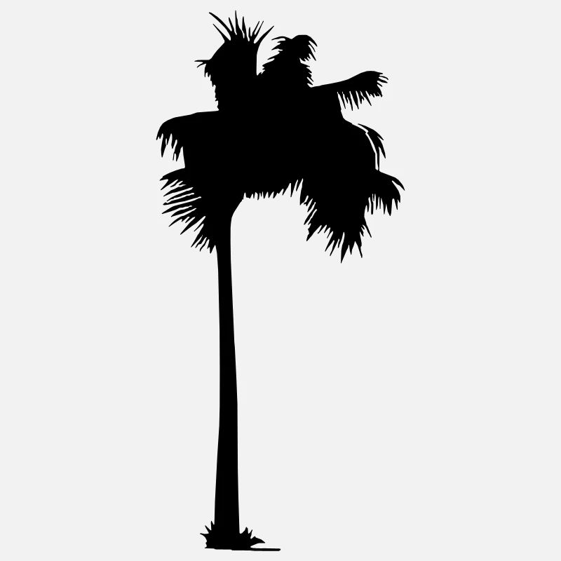 Tropical Beach Paradise Palm Sun Vector 6