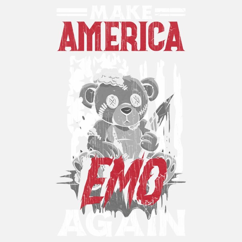 Emoticon Make America Emo Again Emocore Aesthetic