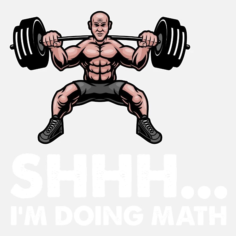 Chut je fais Math Gym Fitness Math Lover D