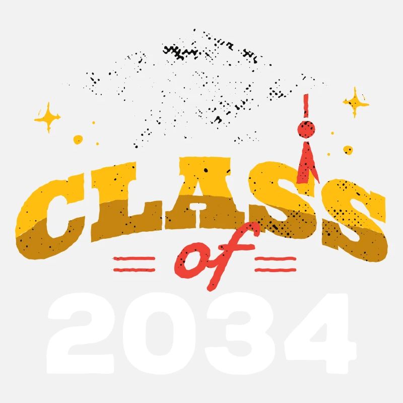 Classe de 2034 Citation drôle Prototype de diplômé pré-K