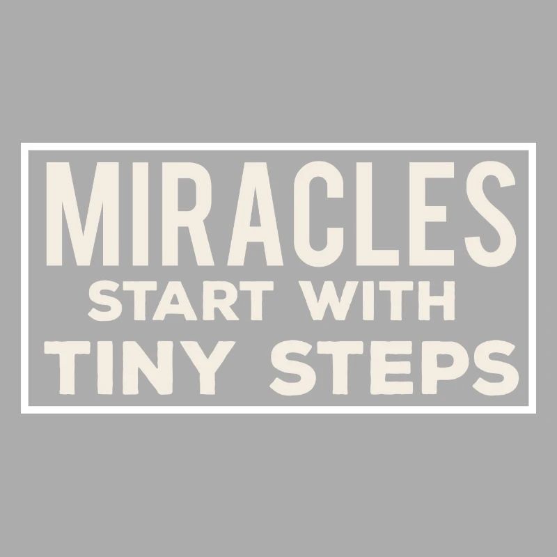 Les miracles commencent par de petits pas de Zi drôle