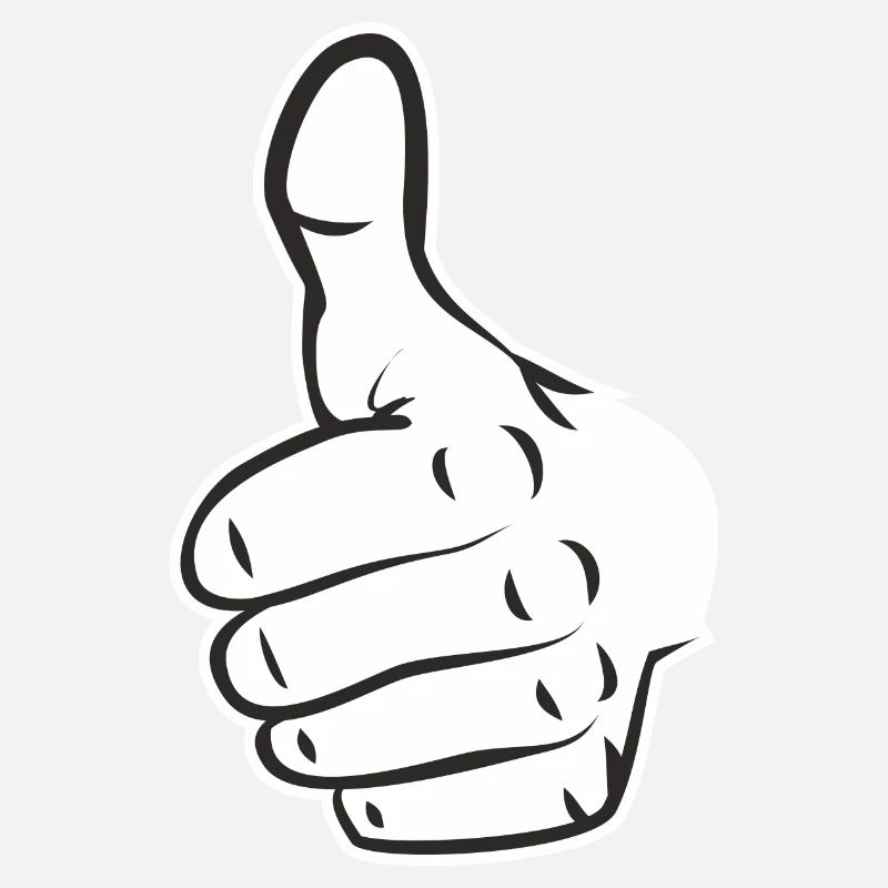 Thumbs up everything is fine and fine praise