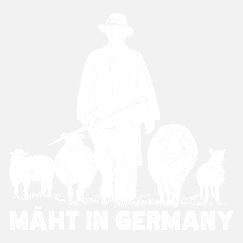 Mäht in Germany Schafe Schafhirte Geschenk