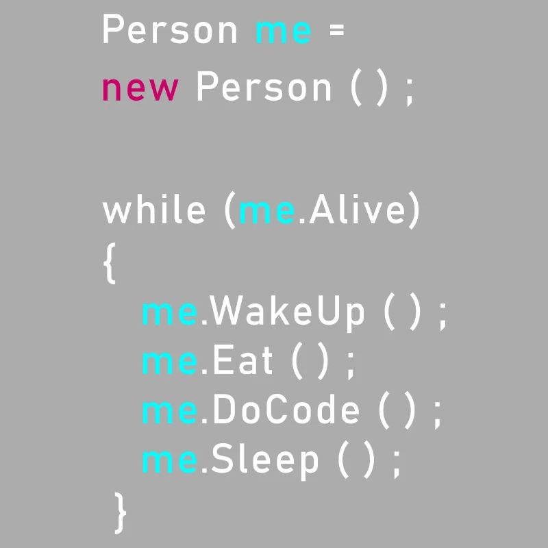 Personne moi = nouvelle personne (); Code de programmation Java