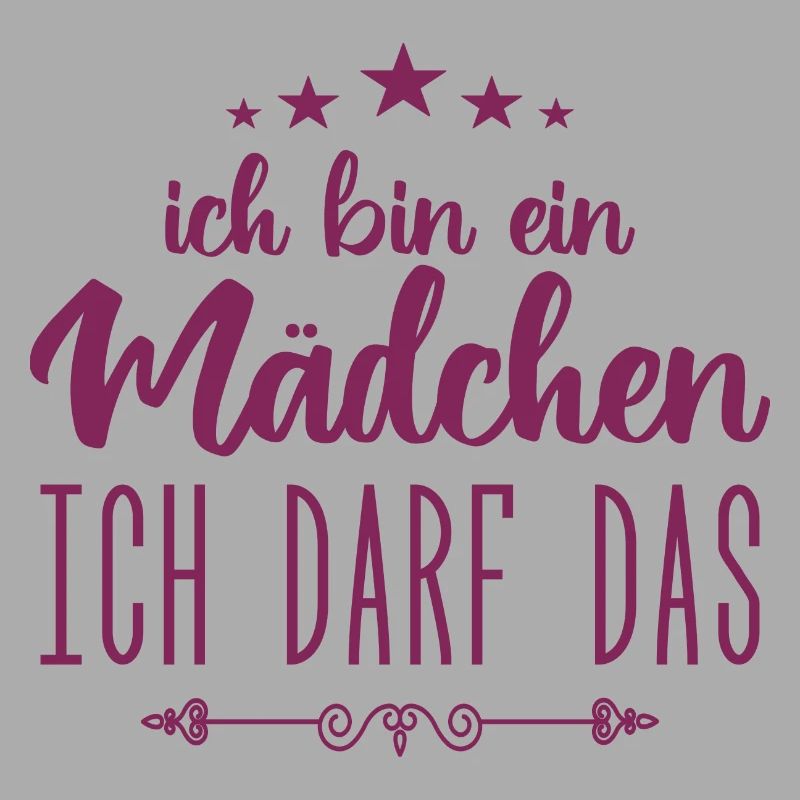 Mädchen Ich darf das, ich bin ein Mädchen