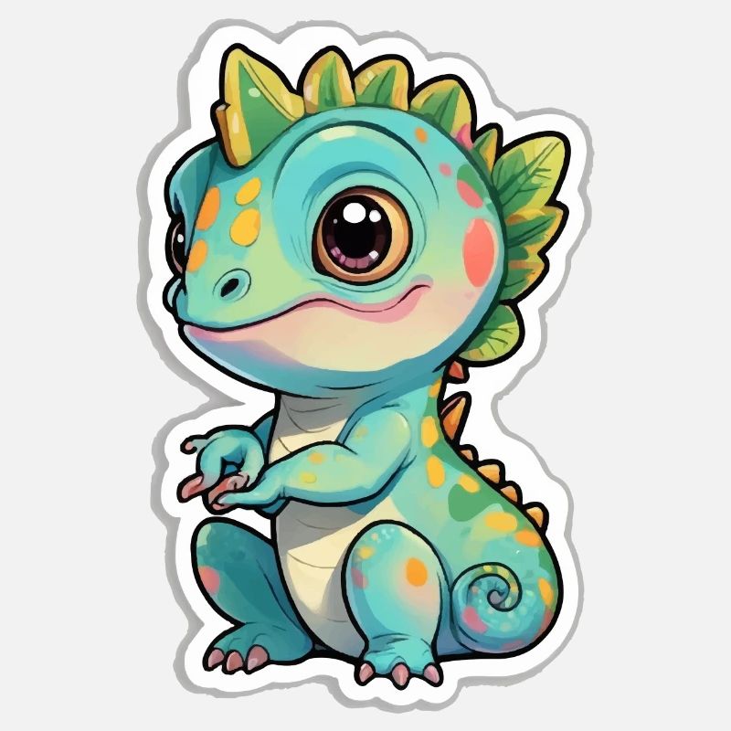 Caméléon mignon