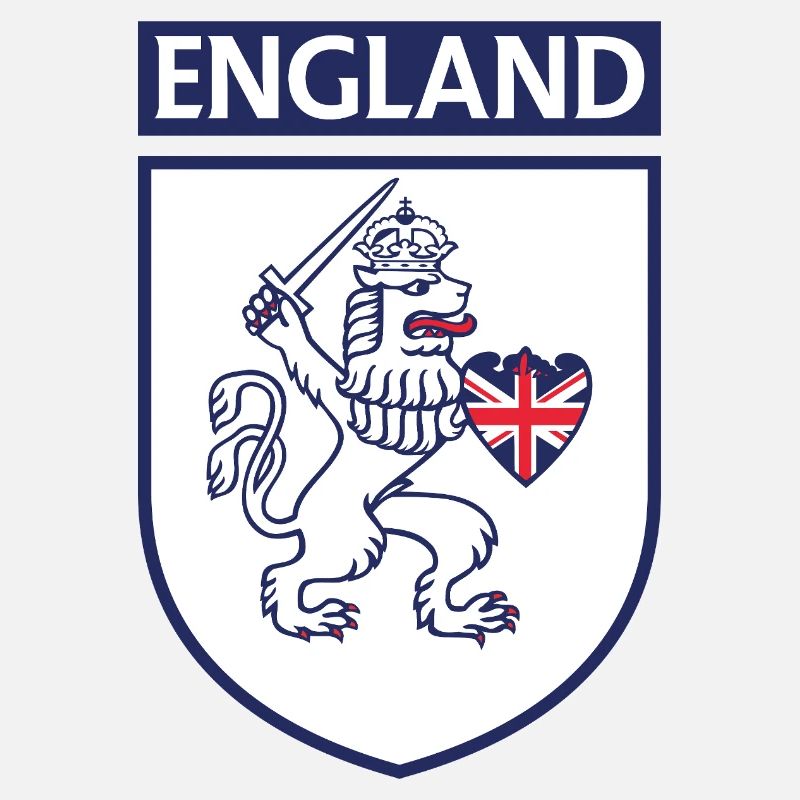 Conception du bouclier du lion héraldique de l’Angleterre