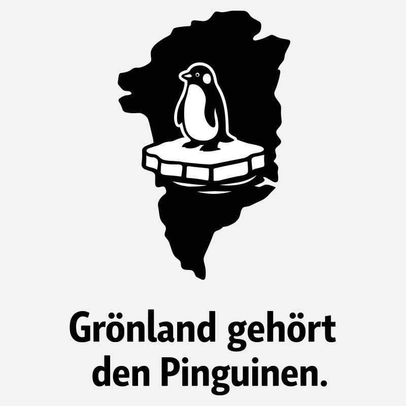Pinguin auf Grönland-Eis