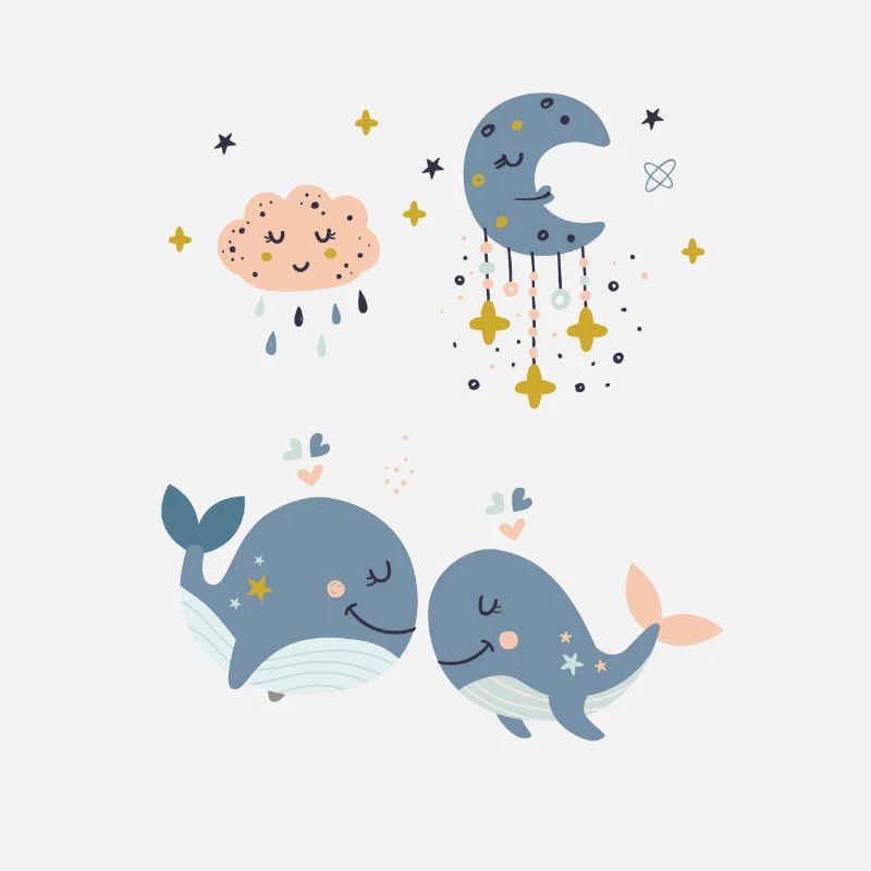 Baleines endormies