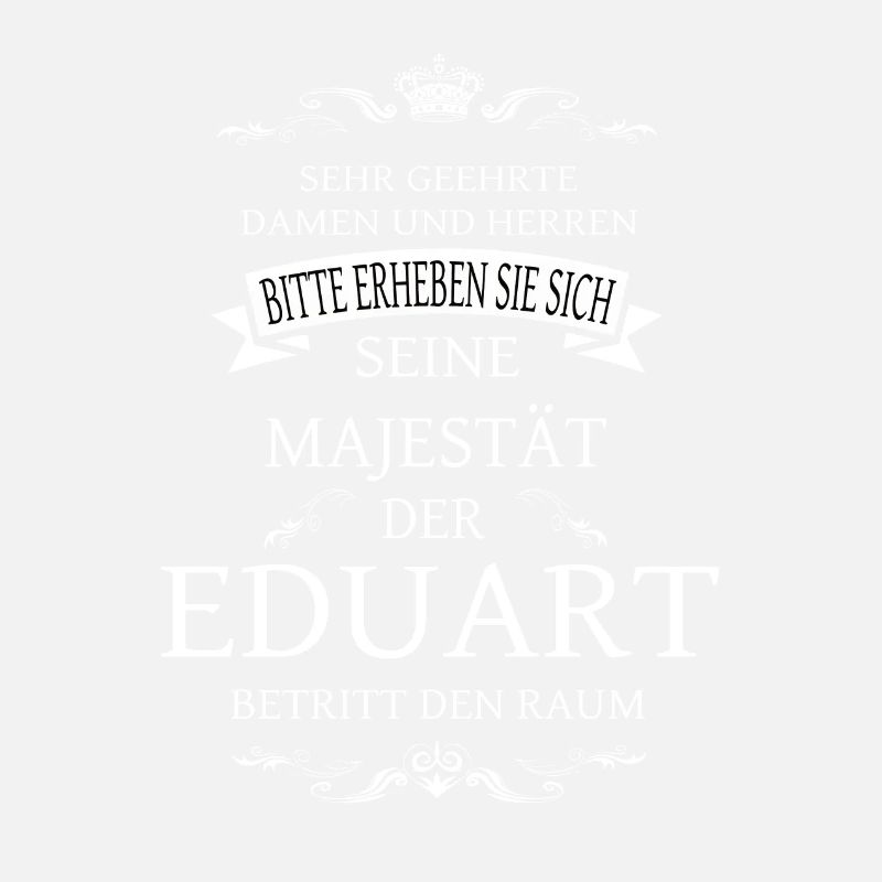 Sa Majesté l’Eduart entre dans la pièce