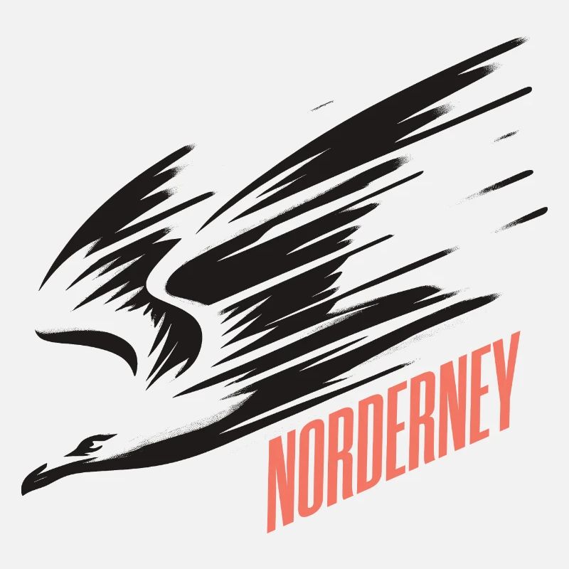 Norderney Sturzflug Tiefflieger Möwe Urlaub T-Shir