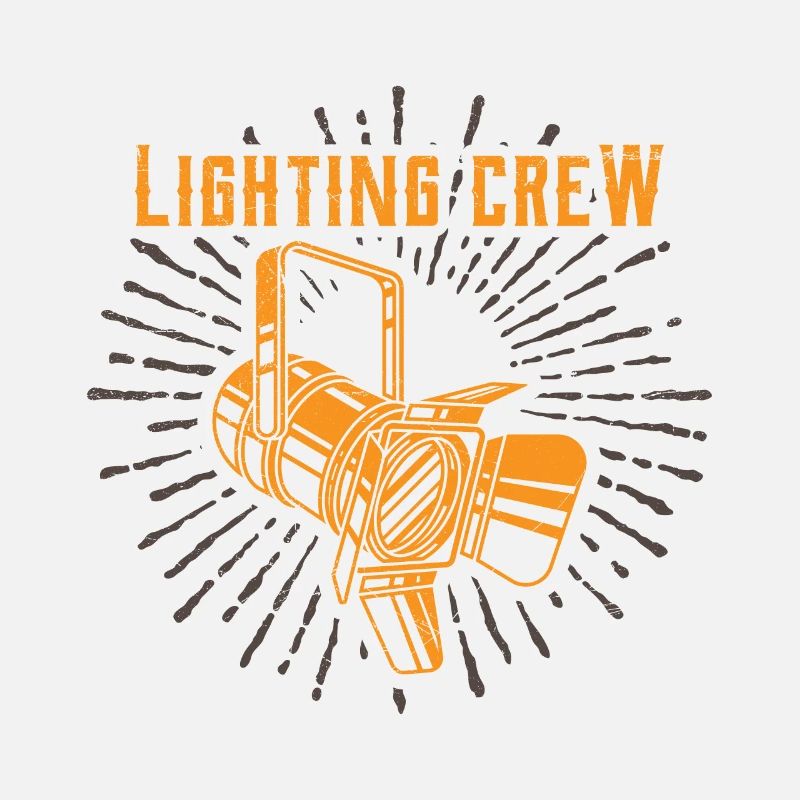 ÉCLAIRAGE CREW lumière rétro technicien lumière cadeau