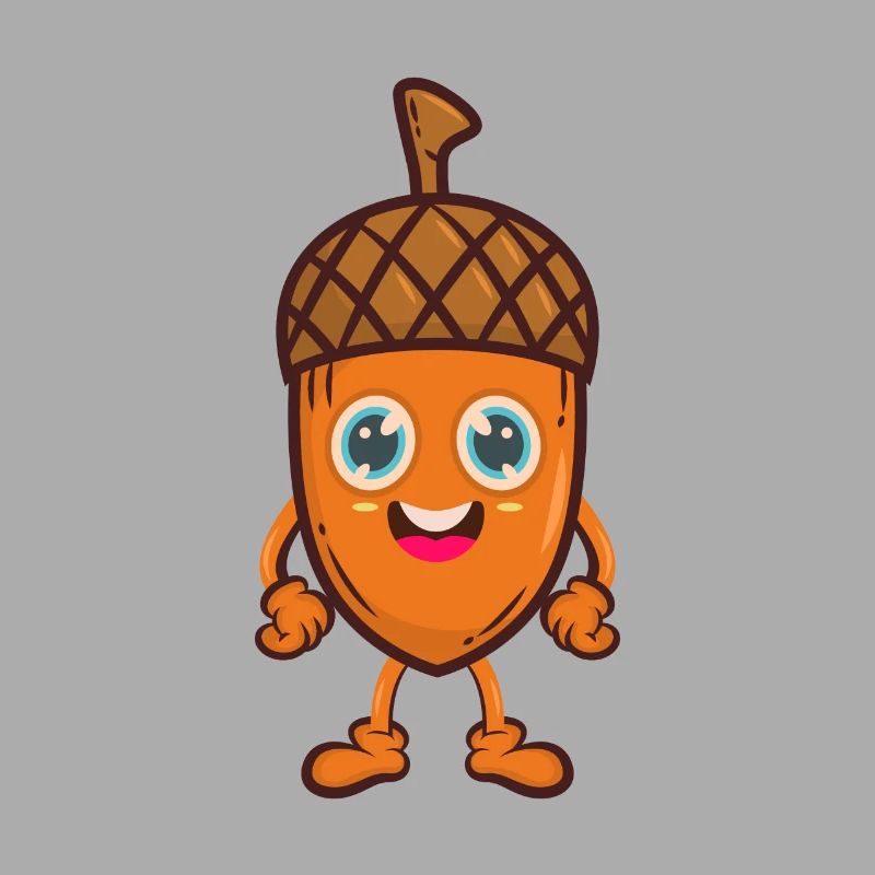 Eichel Eiche Baum Comic