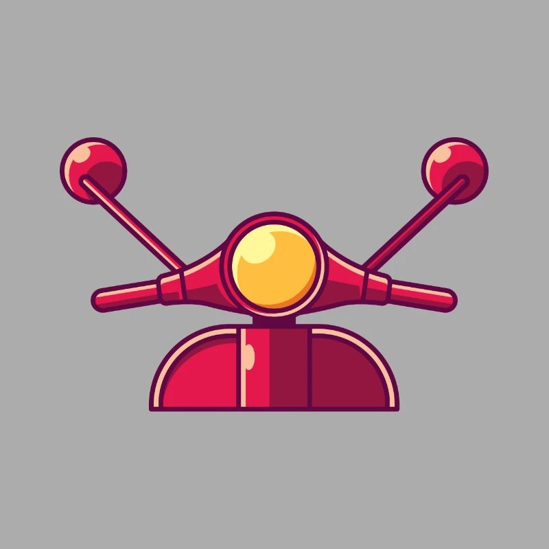 ROLLER RETRO Roller Geschenk Moped Rollerfahrer