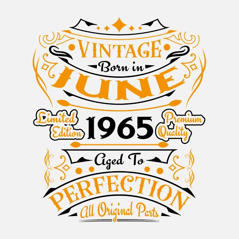 Vintage Retro Juni 1965 Geburtstagsgeschenk