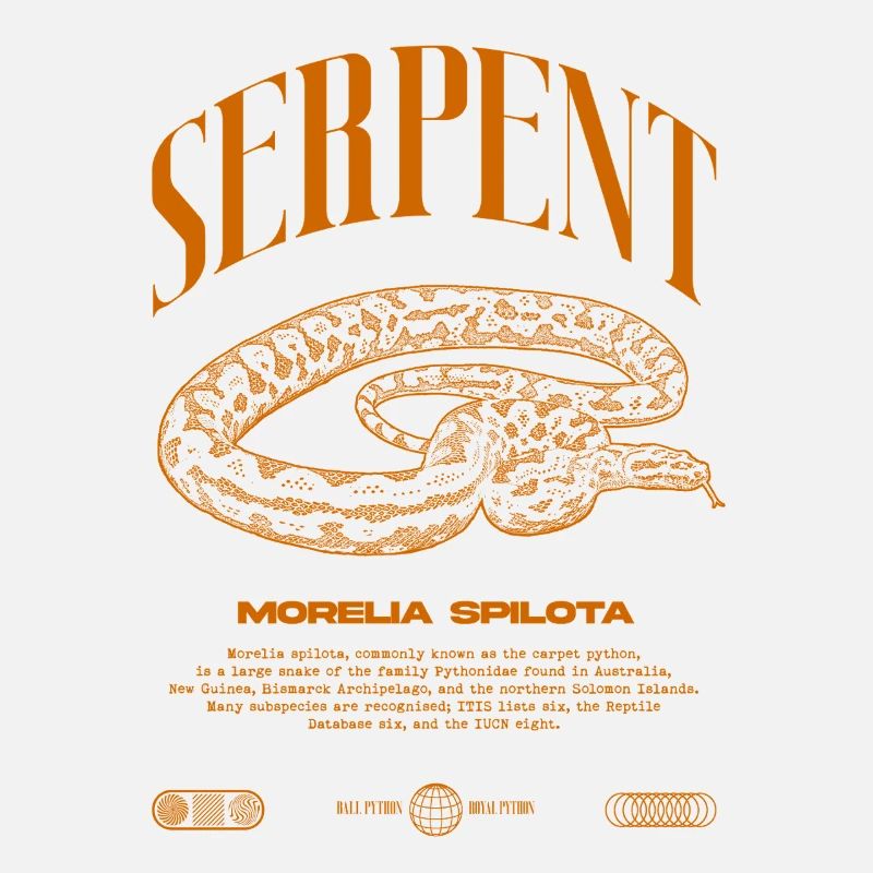 Tapis Python Moderne Reptile Keeper Streetwear