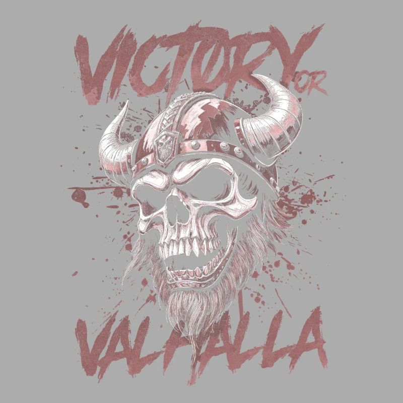 Nordischer Wikingersieg oder Walhalla