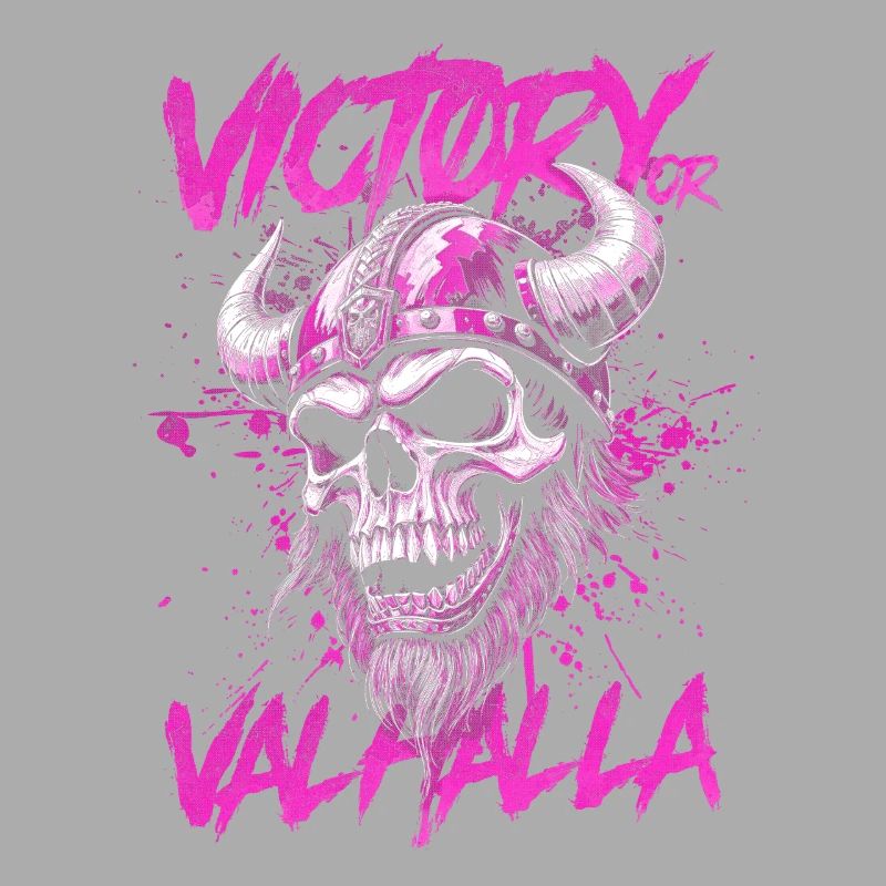 Nordischer Wikingersieg oder Walhalla