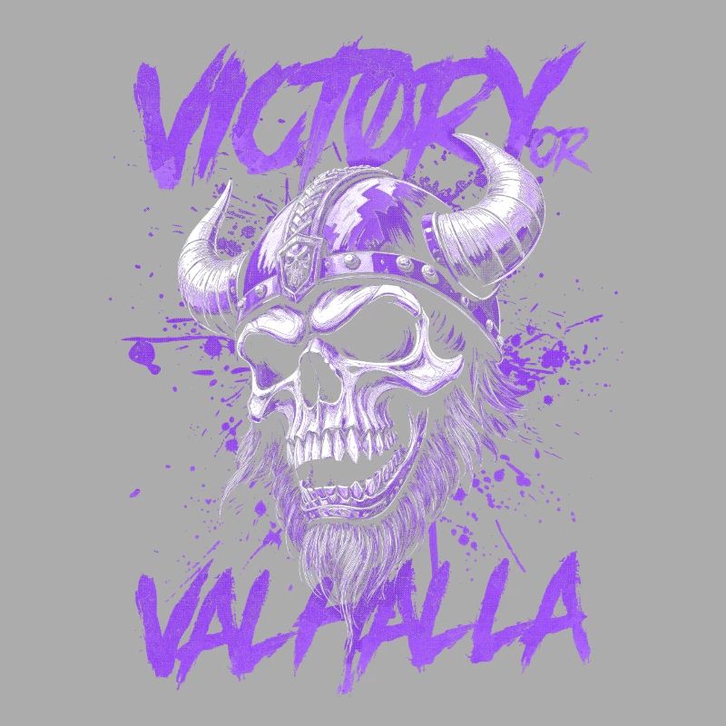Nordischer Wikingersieg oder Walhalla