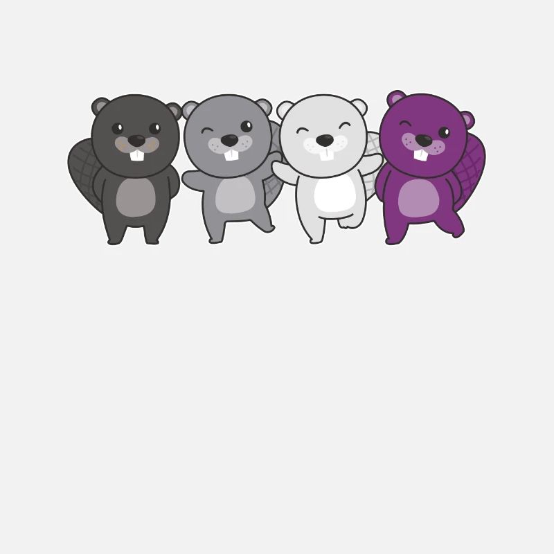 Asexuell Flag Pride LGBTQ Biber