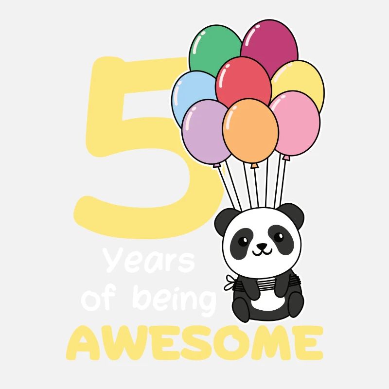 Panda pour les enfants de 5 ans