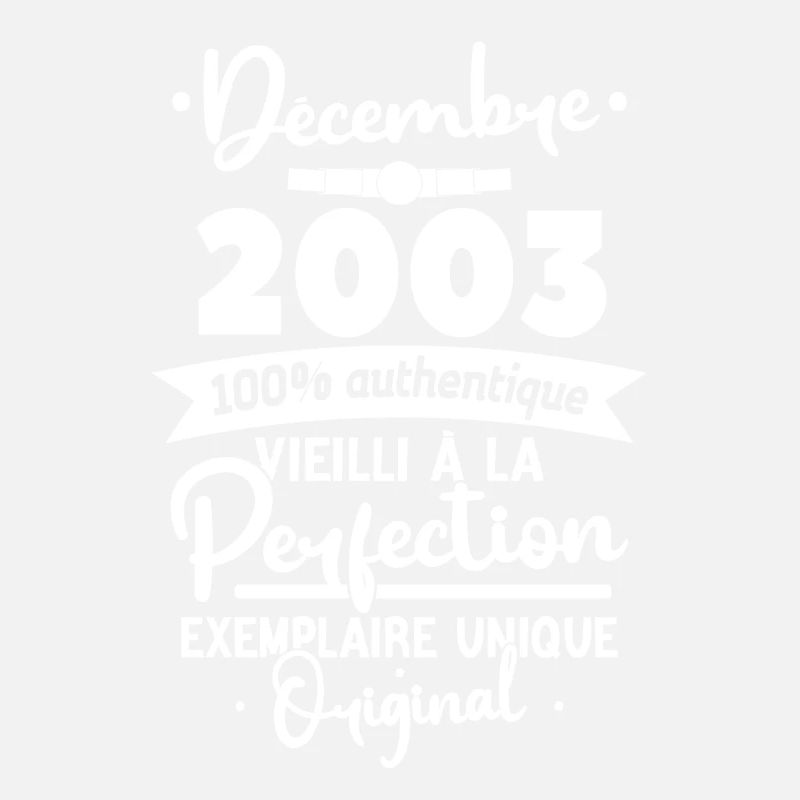 Décembre 2003 20 Ans