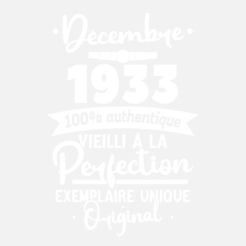 Décembre 1933 - 90 ans