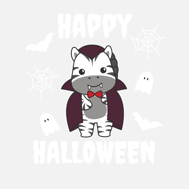 Zebra Joyeux Halloween Mignon Costume de Vampire