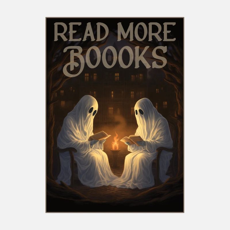 Groovy Read More Boooks Geist Halloween