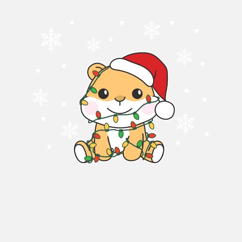 Hamsters Noël Animaux d’hiver Hamsters