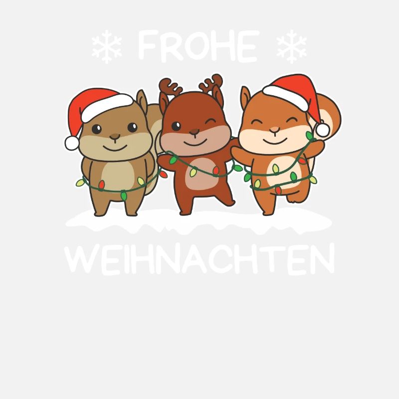 Joyeux Noël Écureuil Réveillon de Noël