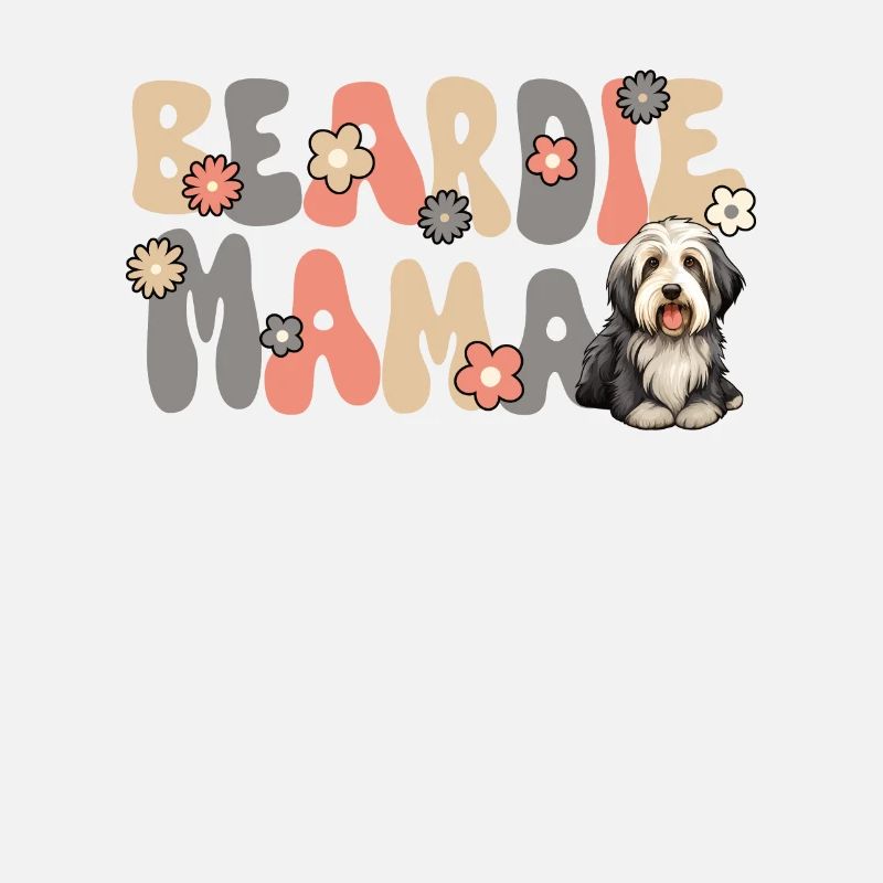 Bearded Collie Groovy Beardie Mama