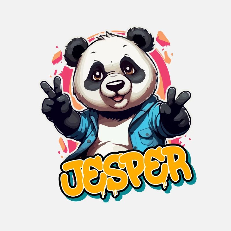 JESPER - Beau nom de garçon avec Cool Panda