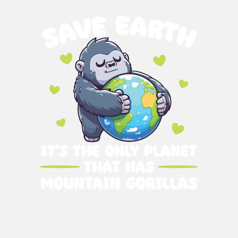 Is the only planet with mountain gorillas Earth Day