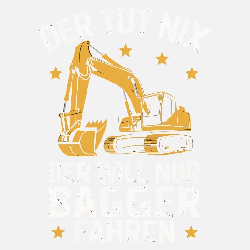 Baggerfahrer Bauarbeiter Baustelle Baumaschine