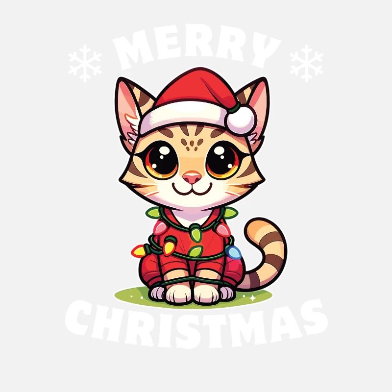 Fées de Noël Savannah Chat