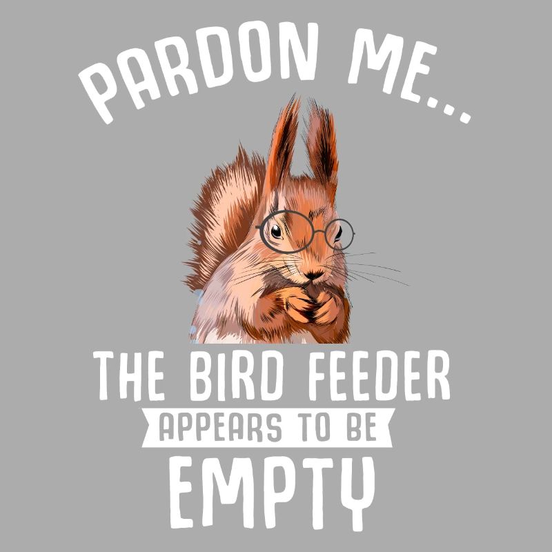 Leere Vogelfutterstelle Eichhörnchen