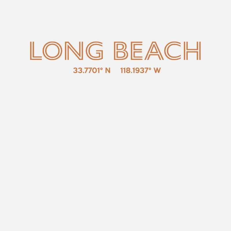 USA City Coordinates - Long Beach