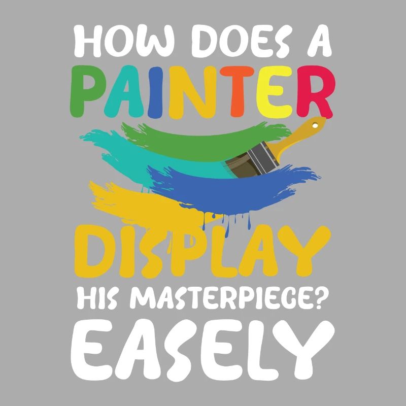 How Does A Painter Display His Masterpiece Easely