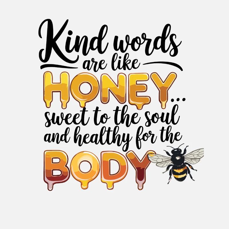 Les mots gentils sont comme du miel : doux pour le
