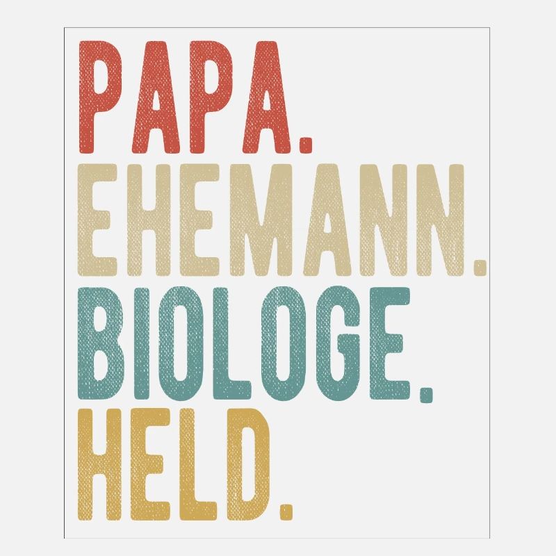 Biologe Papa Ehemann Held