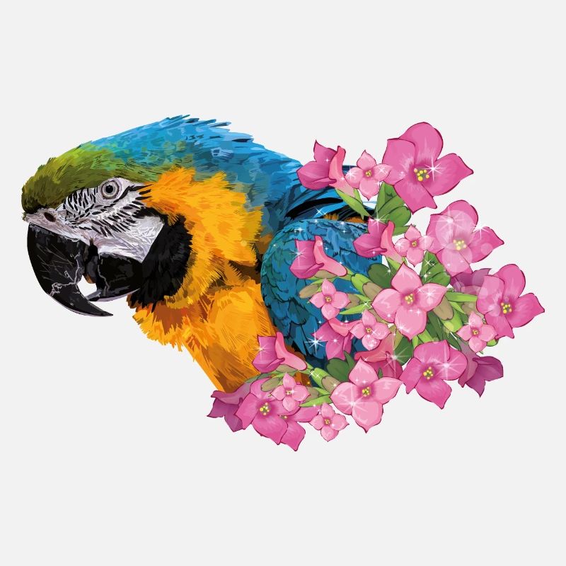 Blue and yellow macaw
