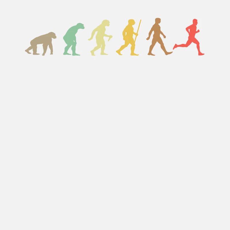 Run Retro Running Evolution Funny Runner Marathon